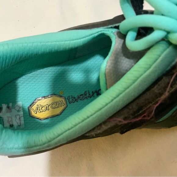 Vibram Five Fingers V-Train Cross Trainer Grey/Black/Aqua 18W6601 Wmn Size 7.5-8 - Picture 8 of 12